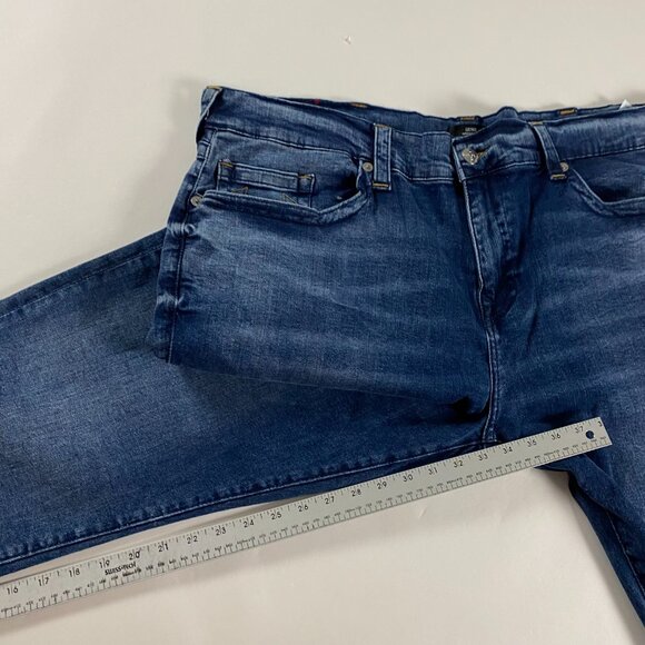 NWT True Religion Geno Relaxed Slim Jeans Men's 44 Stretch Medium Ink Blue SN - Picture 15 of 16